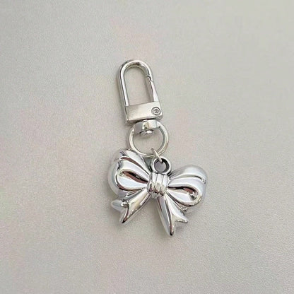 Fashionable Alloy Letter Label Faux Pearl Texture Hanging Decoration Bag Accessories Bridesmaid Gifts Summer Bows