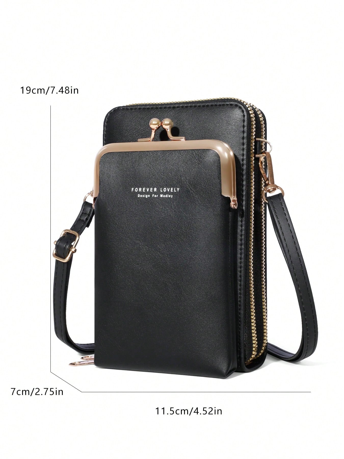 Fashionable And Elegant Mobile Wallet, Slim And Orderly- The Perfect Wallet For Women To Use On The Go, Which Can Hold Mobile Phones, Large Cash Cards, And Small Cosmetics