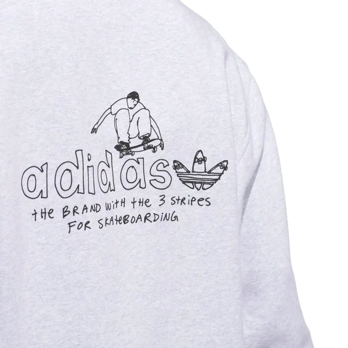 ADIDAS FELPA HENRY JONES GRAPHIC GREY