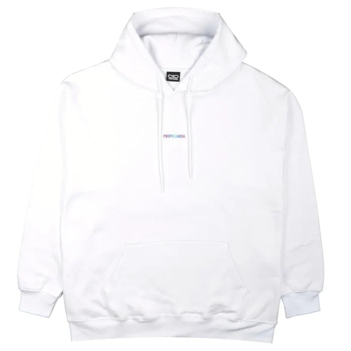 Felpa Propaganda Ribs Gradient White Hoodie