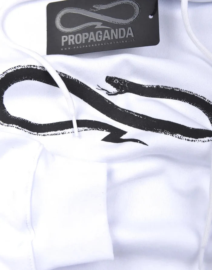 Felpa Propaganda White logo Hoodie