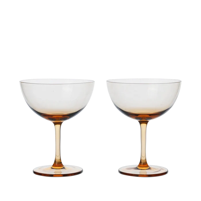 Ferm Living Host Cocktail Glasses, Blush - Set of 2