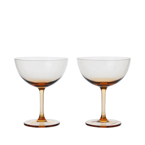 Ferm Living Host Cocktail Glasses, Blush - Set of 2