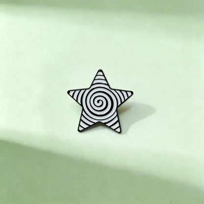 Five-Pointed Star Enamel Brooch Pin Fashion Decorative Brooches Ornaments Lapel Bag Badges Jewelry Gifts