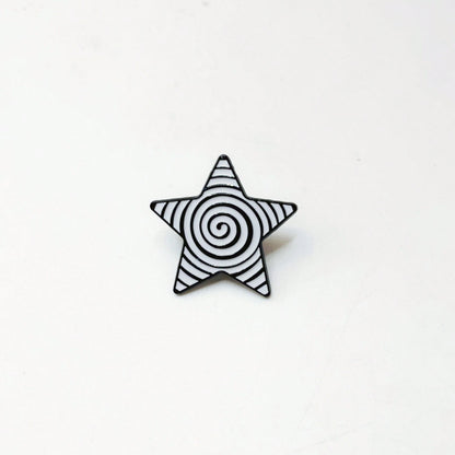 Five-Pointed Star Enamel Brooch Pin Fashion Decorative Brooches Ornaments Lapel Bag Badges Jewelry Gifts