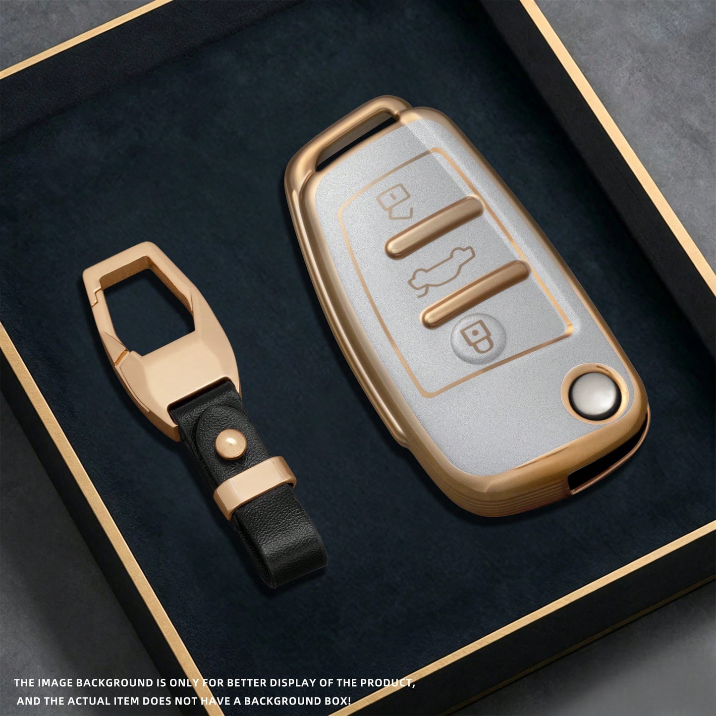 For Audi Q5 A6 S6 A7 C6 R8 A1 A3 Q3 A4 A5 B6 B7 B8 8P 8V 8L TT RS Sline Auto Keyless Protector TPU Car Key Case Cover Shell Fob