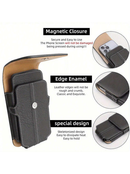 For Cell Phone Pouch Waist Belt Bag Tactical Army With Belt Loop Metal Clip Holster Universal For Halloween, Christmas, Birthday, New Year Gifts, Gifts For Friends