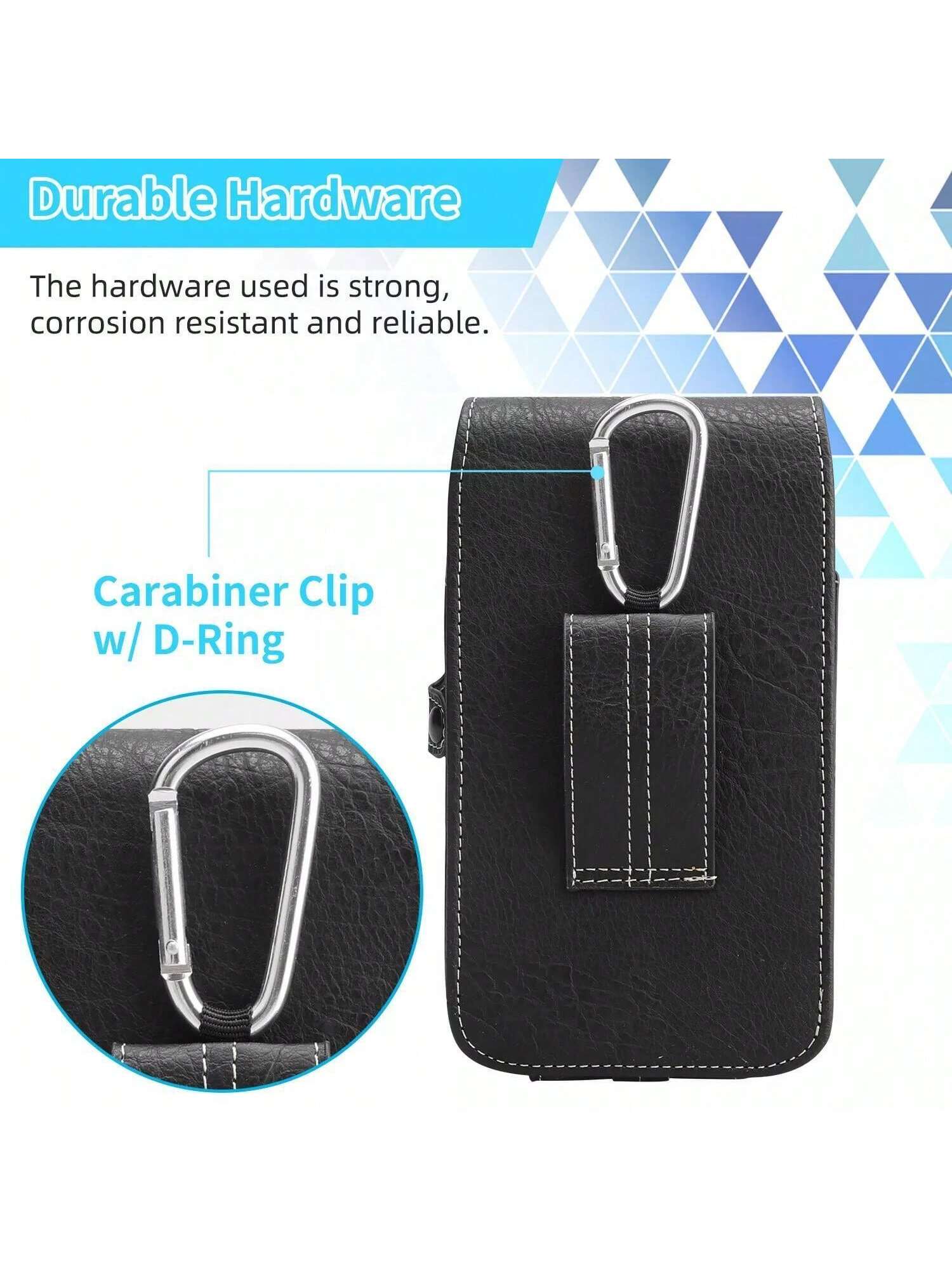 For Cell Phone Pouch Waist Belt Bag Tactical Army With Belt Loop Metal Clip Holster Universal For Halloween, Christmas, Birthday, New Year Gifts, Gifts For Friends