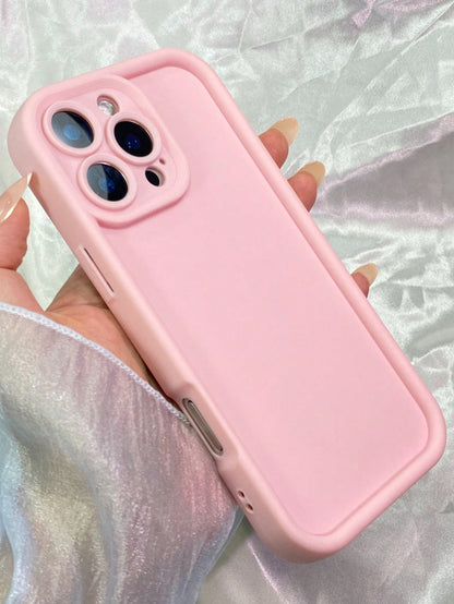 For IPhone Case Camera Protection Soft TPU Case Matte Silicone Skin-Friendly Touch Phone Case For IPhone 17ProMax 11 12 13 14 15 16 Pro Max 16e 17 Air 13mini For Galaxy S22 S23 S24 S25 Plus Ultra For