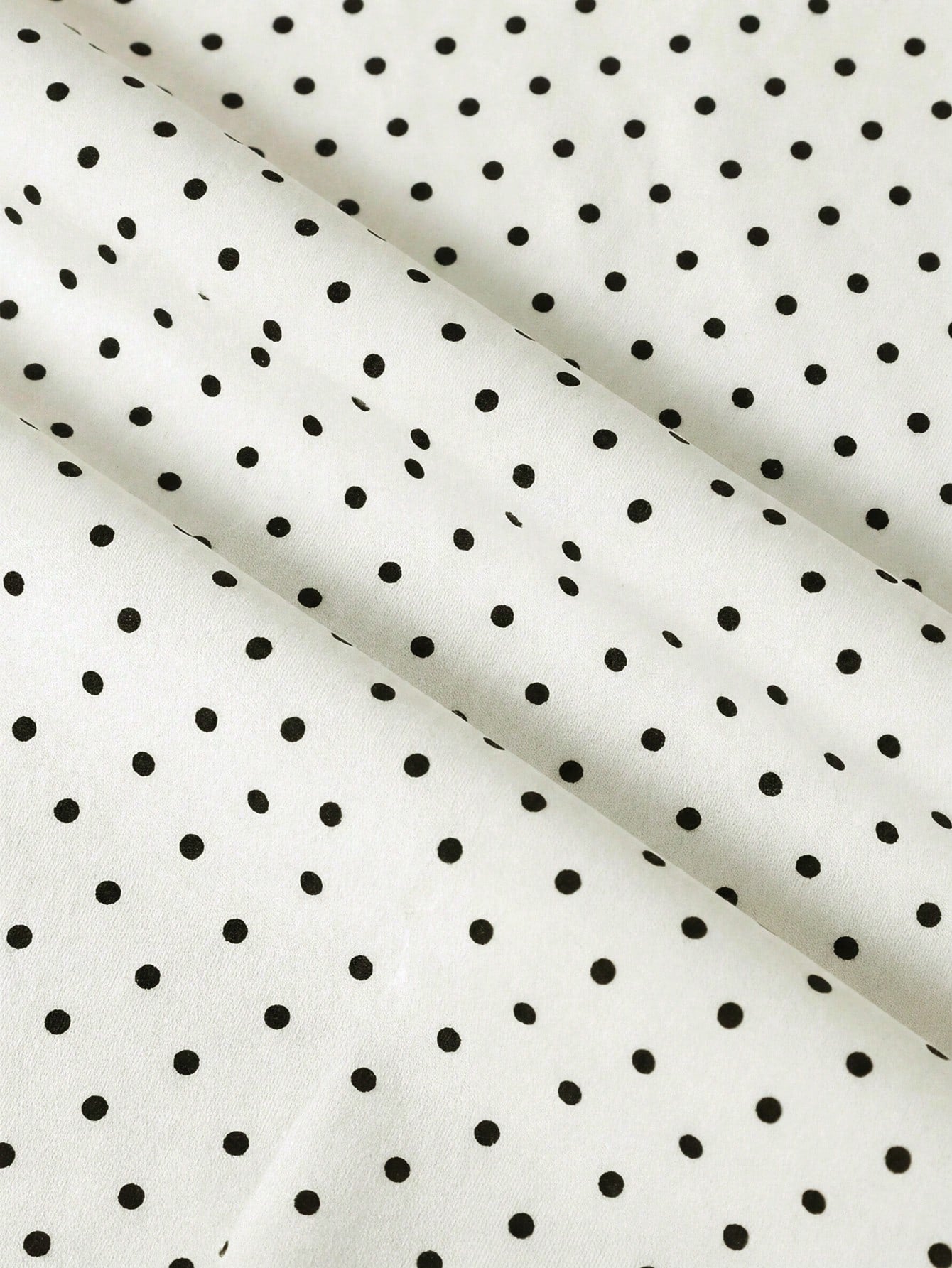 Franclia Women's White Fabric Short Skort With Asymmetrical Polka Dot Design Perfect For Parties