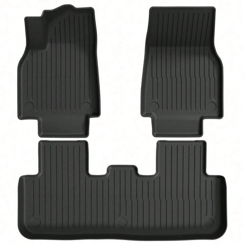 Full Coverage All Weather Floor Liners For Y TPE Premium Front Rear Row Mats Heavy Duty Protection Set