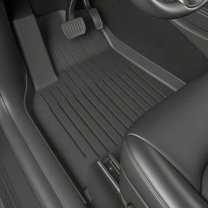 Full Coverage All Weather Floor Liners For Y TPE Premium Front Rear Row Mats Heavy Duty Protection Set