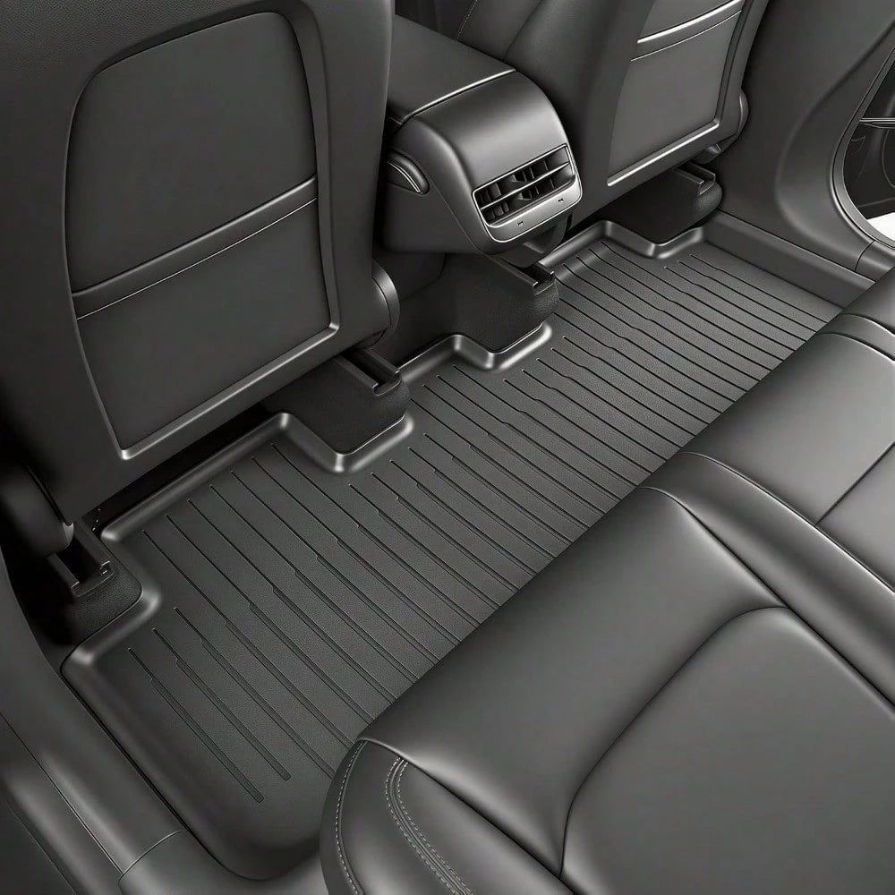 Full Coverage All Weather Floor Liners For Y TPE Premium Front Rear Row Mats Heavy Duty Protection Set