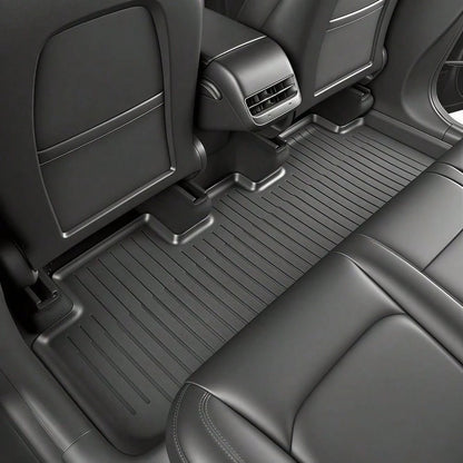 Full Coverage All Weather Floor Liners For Y TPE Premium Front Rear Row Mats Heavy Duty Protection Set