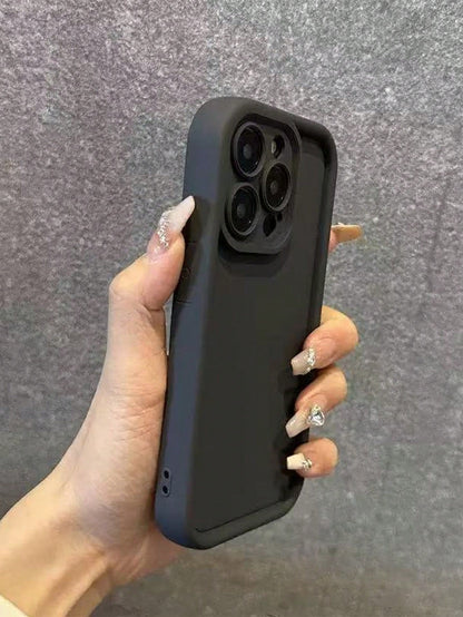 Full Coverage Integrated Transparent Thick Anti-Drop Lens Protection Basic Phone Case Compatible With 17/17 Air/17 Pro/17 Pro Max/16 Pro Max/16/16 Pro/16 Plus/16E/15/15 Plus/15 Pro/15 Pro Max/14/14 Pl
