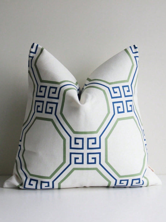 Geometric Chinoiserie Throw Pillow Cover.JPG Pillowcase Suitable For Decorating S1ofas, Beds, Living Rooms, Bedrooms C1Ars, Cars, Offices And Hotels, Modern Nordic Style Decoration For Both Indoor And