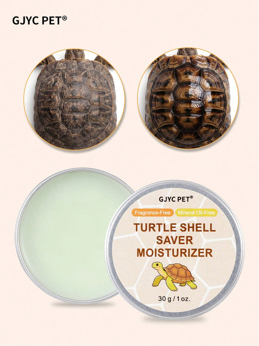 GJYC PET 1 Oz Reptile Shell Care Balm- Nourishing & Moisturizing For Turtle Shells And Lizard Skin, Suitable For Aquarium, Basking Area And Low Humidity Environments With Dry Shells