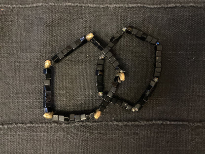 Glass bead bracelets