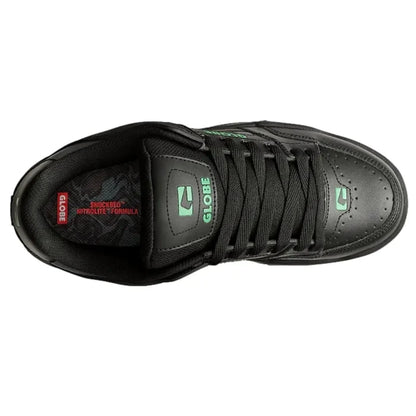GLOBE TILT SHOES BLACK GREEN MOSAIC