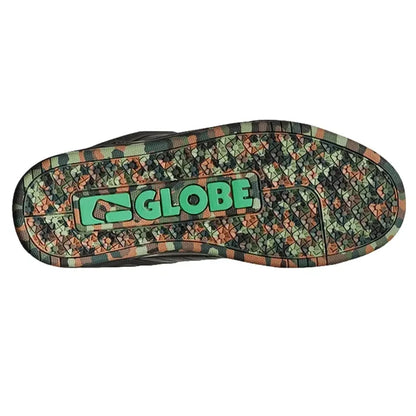 GLOBE TILT SHOES BLACK GREEN MOSAIC