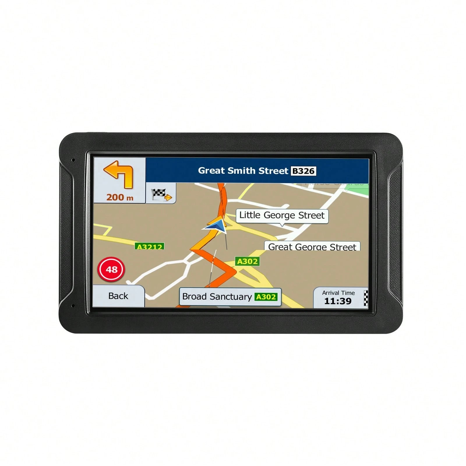 GPS Navigator For Car, 7 Inch Touch Screen 16GB GPS Navigation System With Built-In Dash Cam, Voice Turn-By-Turn Guidance, Speed And Red Light Warning, Custom Truck Routing, For Car Truck RV