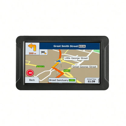 GPS Navigator For Car, 7 Inch Touch Screen 16GB GPS Navigation System With Built-In Dash Cam, Voice Turn-By-Turn Guidance, Speed And Red Light Warning, Custom Truck Routing, For Car Truck RV