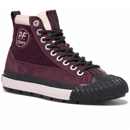 Grounder Hiker High-Top Burgundy/Black