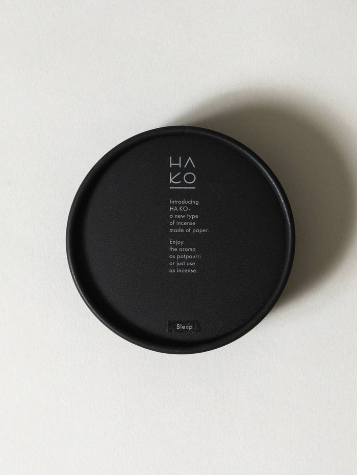 HA KO Paper Incense - Black No. 03 Sleep, Set of 6