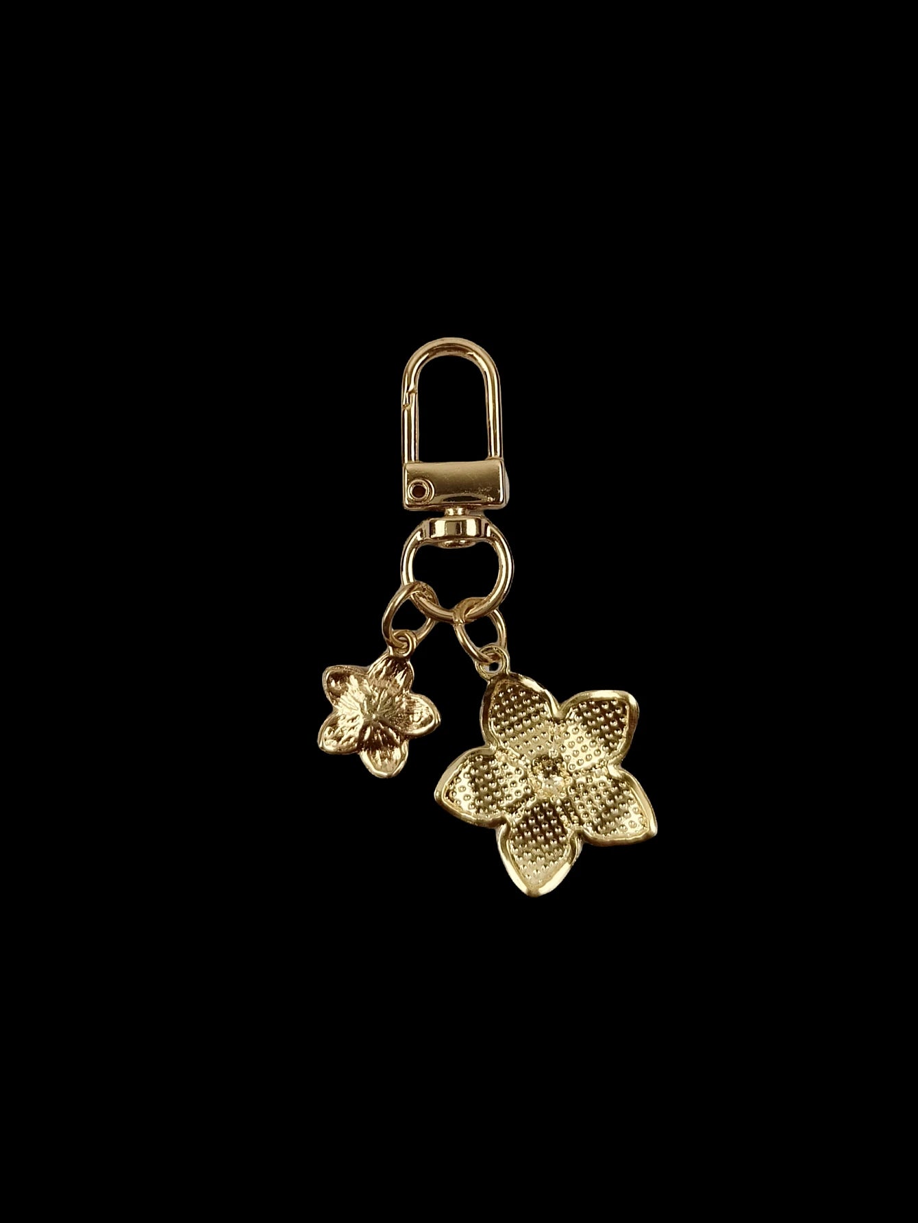 HAILIAN 1pc Alloy Material Cherry Blossom Shaped Lightweight Keychain With ID Tag, Suitable For Bag Pendant, Car Keys, Couples Birthday Gift