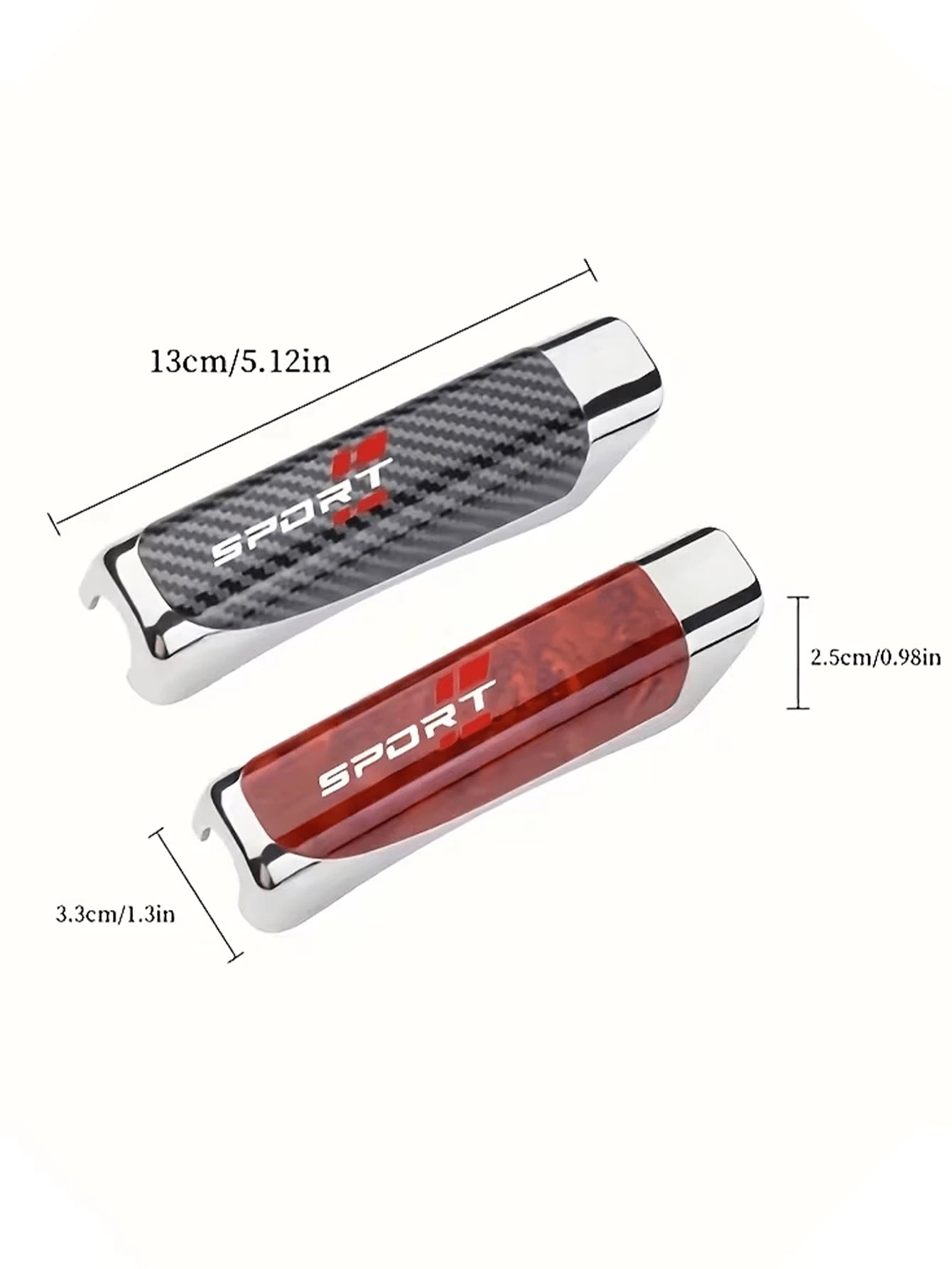 Handbrake Grip Cover, Car Handbrake Cap, Made Of High-Quality ABS Plastic, Smooth Surface, Interior Accessories For Sedans And Suvs.