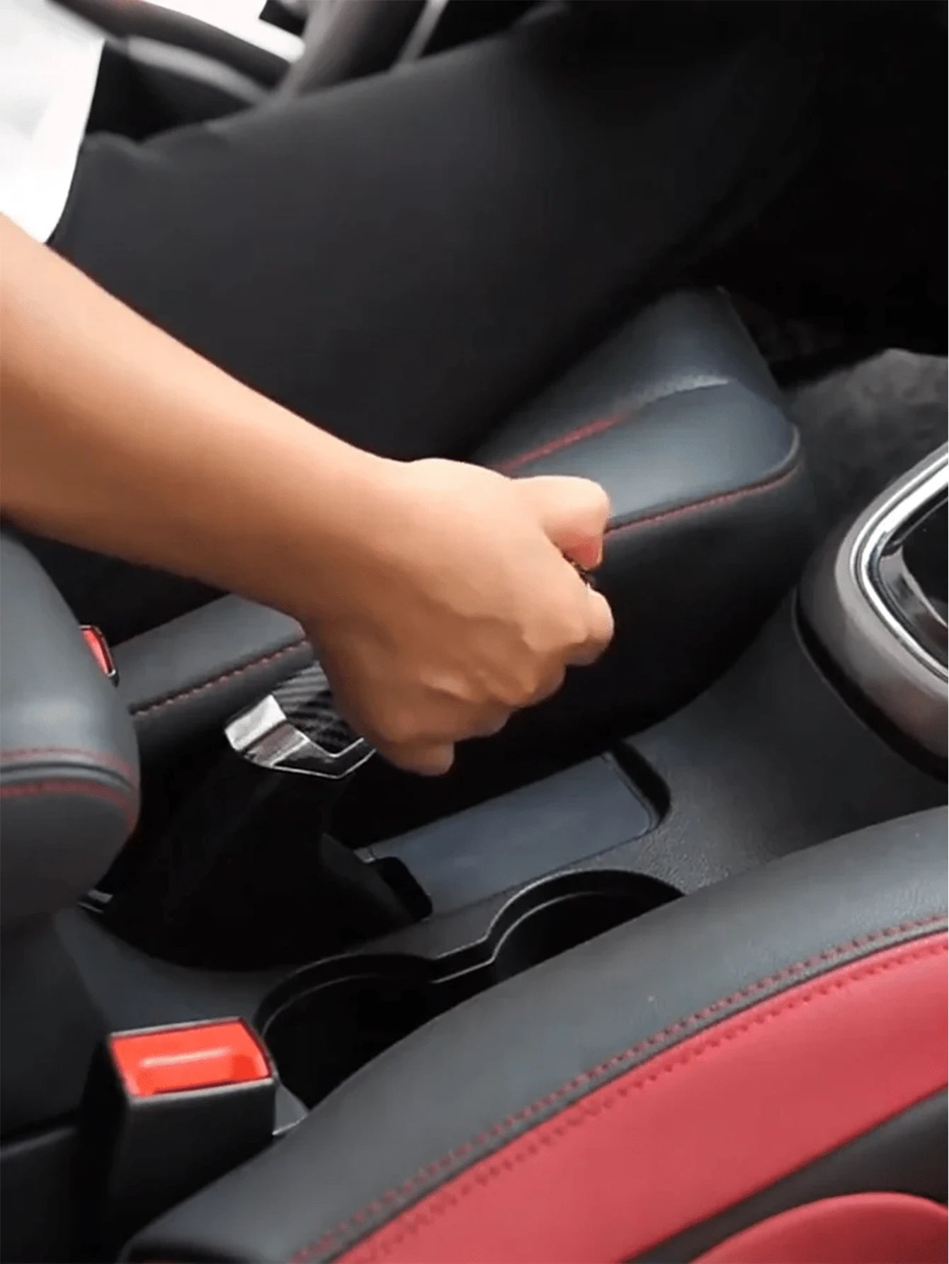 Handbrake Grip Cover, Car Handbrake Cap, Made Of High-Quality ABS Plastic, Smooth Surface, Interior Accessories For Sedans And Suvs.
