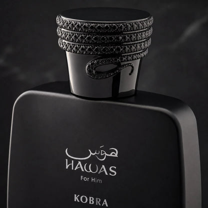 Hawes Kobra For Men Eau De Parfum 105ml/3.6oz, Long Lasting Perfume Cologne, Fresh Clean Scent For Daily Wear, Evening, Travel And Gift
