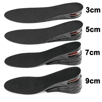 Height Increasing Insoles, Invisible Height Increasing Inserts, Air Cushion Insoles, Adjustable Height Insoles, Trimmable Insoles, Women Boots Accessories
