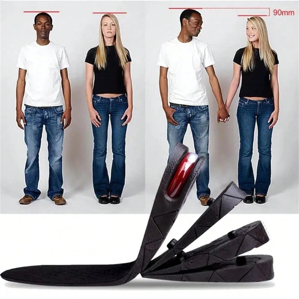Height Increasing Insoles, Invisible Height Increasing Inserts, Air Cushion Insoles, Adjustable Height Insoles, Trimmable Insoles, Women Boots Accessories