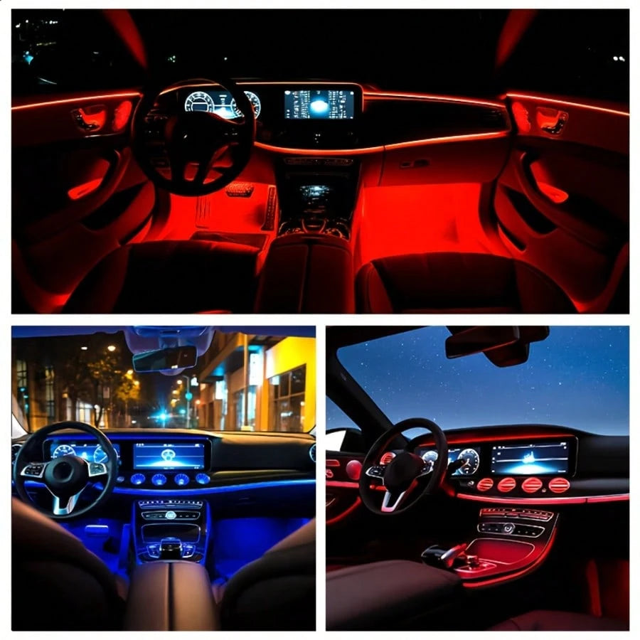[High-Brightness Ambient Kit] 3 Meters/118 Inches, With Music Synchronization Mode, Offering 16 Million Color Options And Brightness Adjustment.
