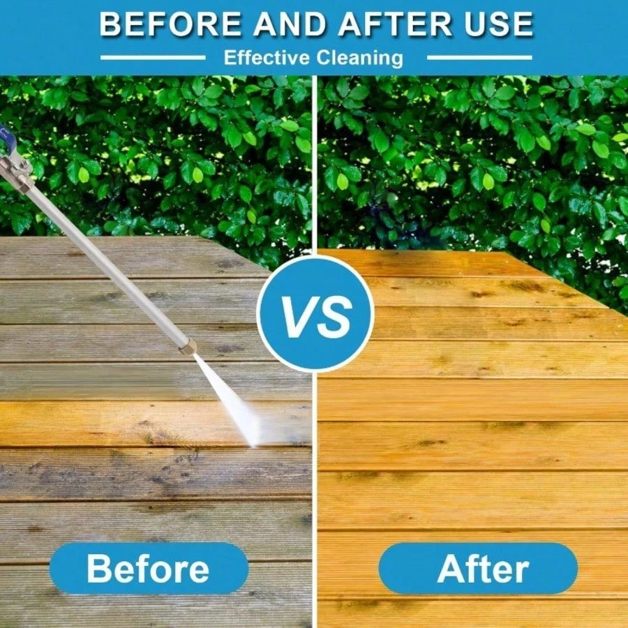 High Pressure Washer Extension Wand, Upgraded 2-In-1 Hydro Jet Hose Nozzle High Pressure For Car, 2026 New Water Arrow Sprayer, Jet Gutter Cleaning Tools For Patio Garden Outdoor Cleaning