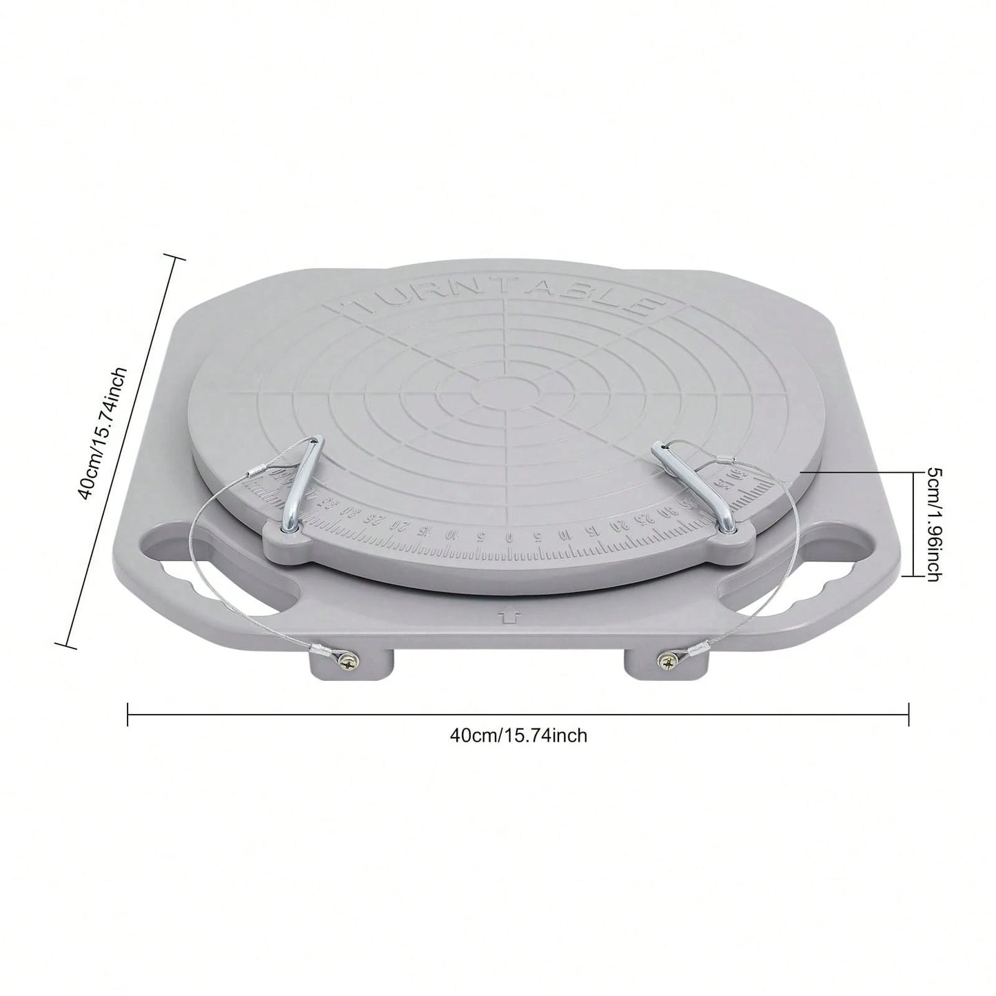 HOHOBLA 1 Pair Wheel Alignment Turn Plates, 5 Ton Heavy Duty 360° Rotating Turn Plate Table, Magnesium Alloy Turntable Wheel Alignment Tool For Car Truck & SUV Front End Repair