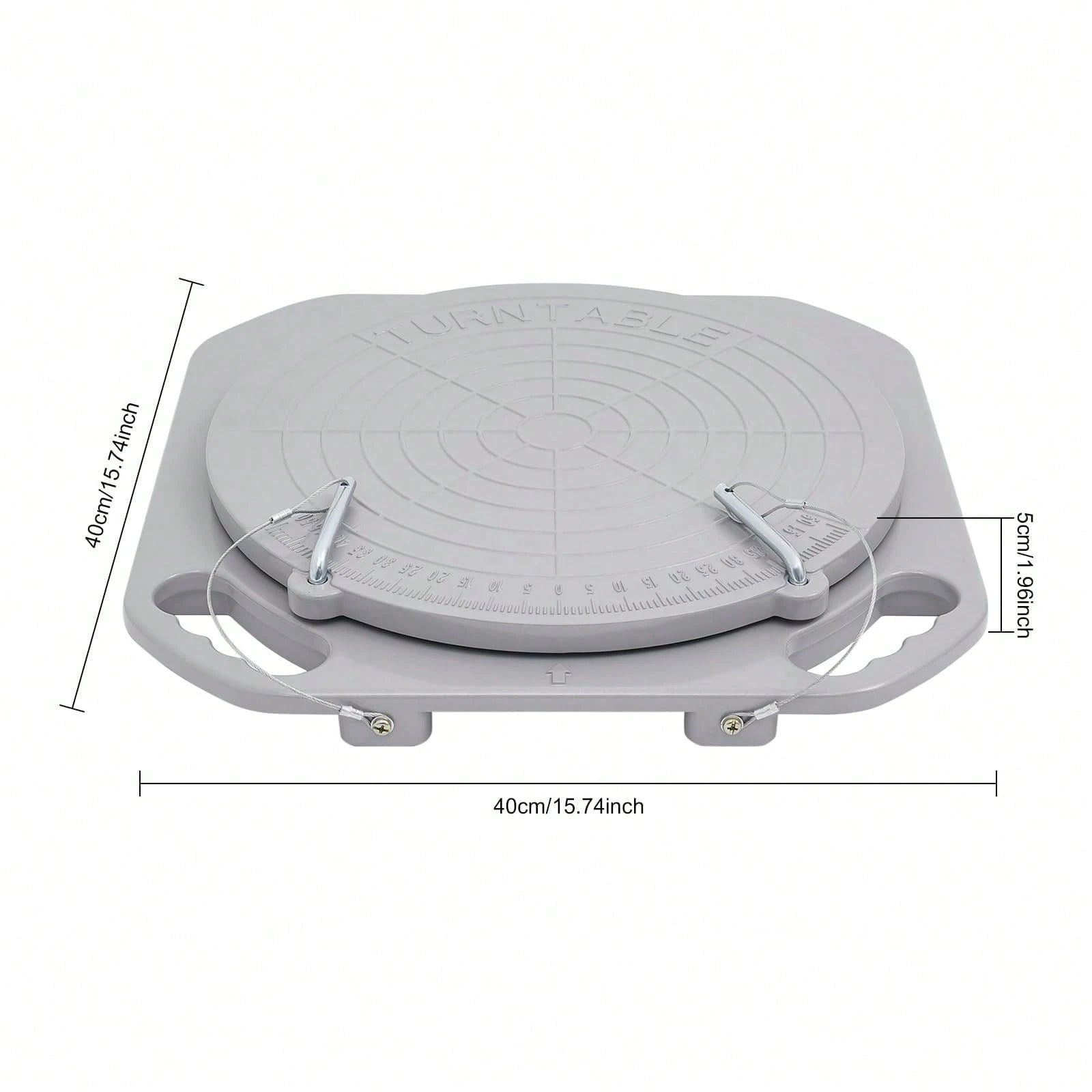 HOHOBLA 1 Pair Wheel Alignment Turn Plates, 5 Ton Heavy Duty 360° Rotating Turn Plate Table, Magnesium Alloy Turntable Wheel Alignment Tool For Car Truck & SUV Front End Repair