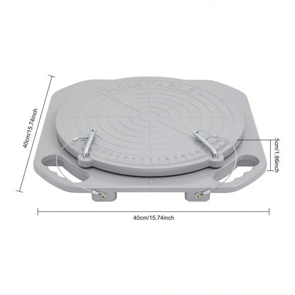 HOHOBLA 1 Pair Wheel Alignment Turn Plates, 5 Ton Heavy Duty 360° Rotating Turn Plate Table, Magnesium Alloy Turntable Wheel Alignment Tool For Car Truck & SUV Front End Repair