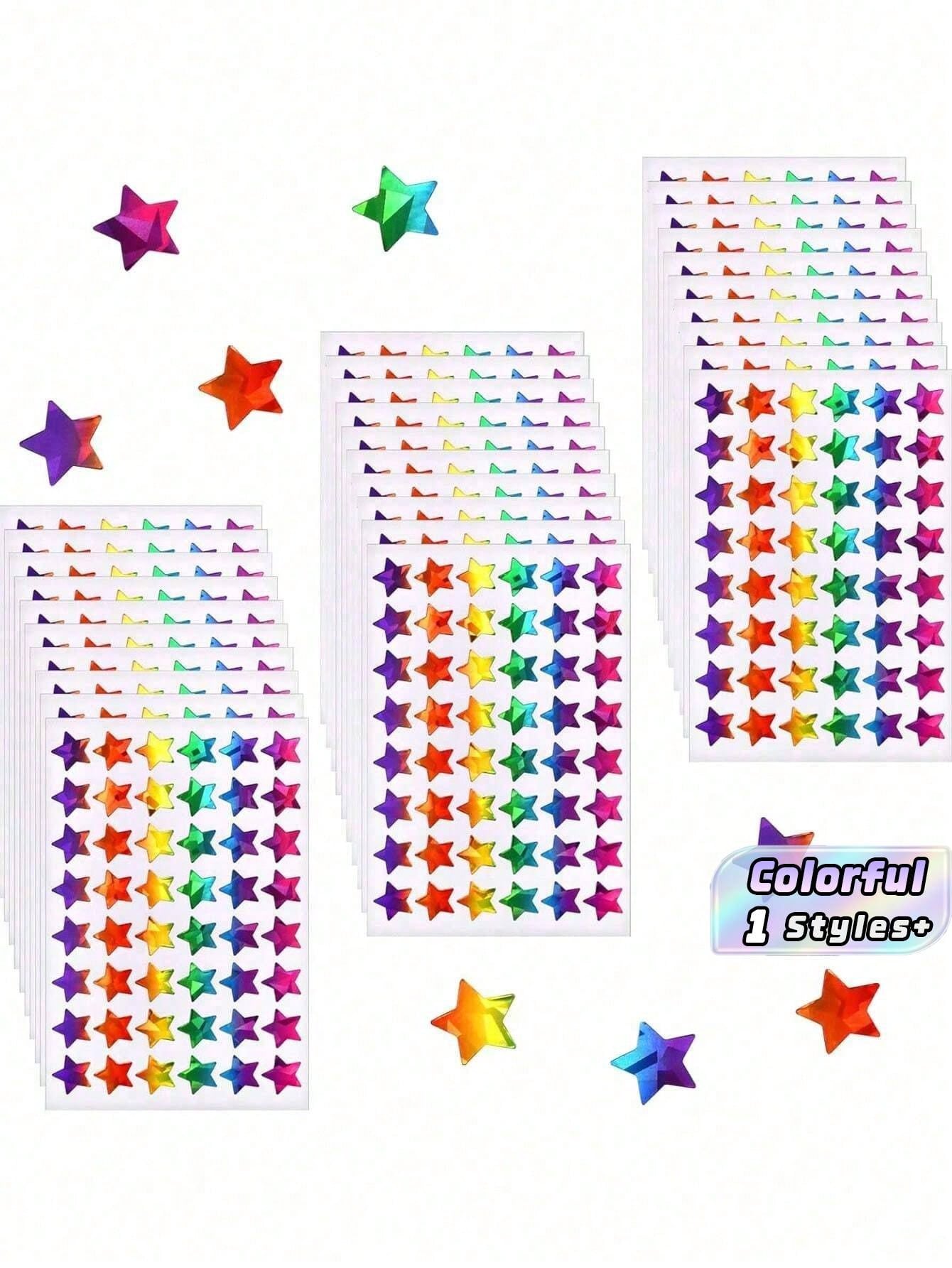 Holographic Stickers For Reward Chart, Student Classroom Decor, Scrapbooking, Waterproof Vinyl Labels