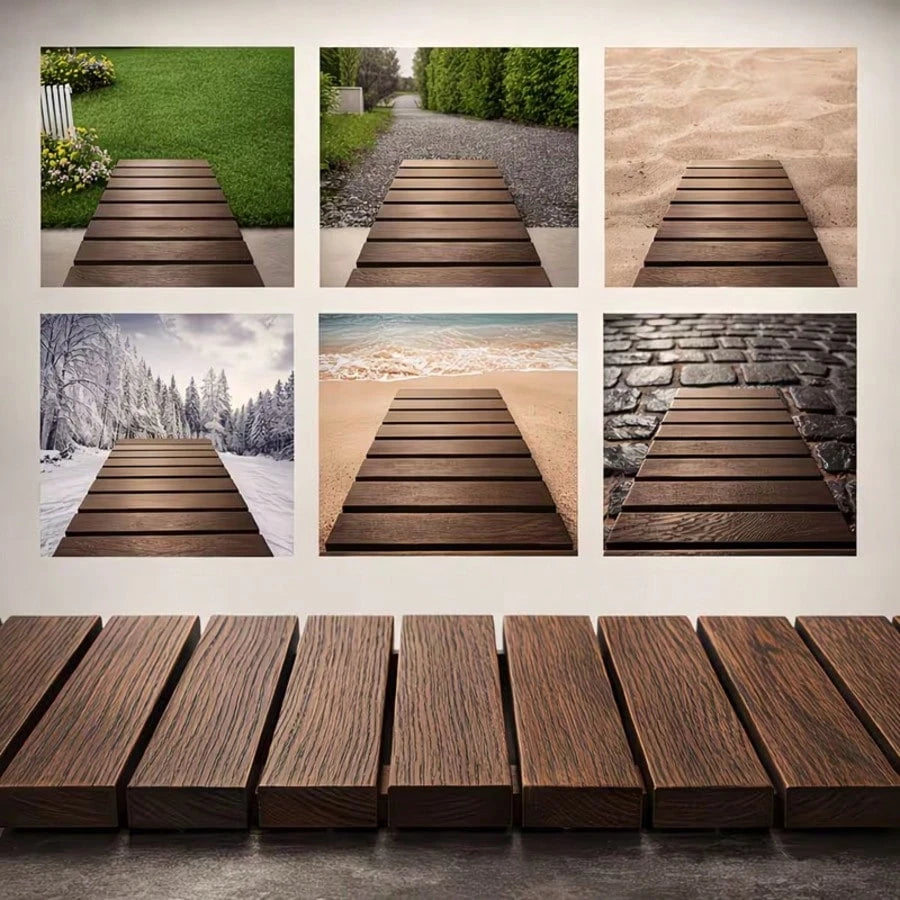 HOWSENTRIP Flexible Garden Lawn Edging Border, Heavy-Duty Landscape Edge Barrier For Yard Paths Flower Beds Driveways, 36-192in Length Options