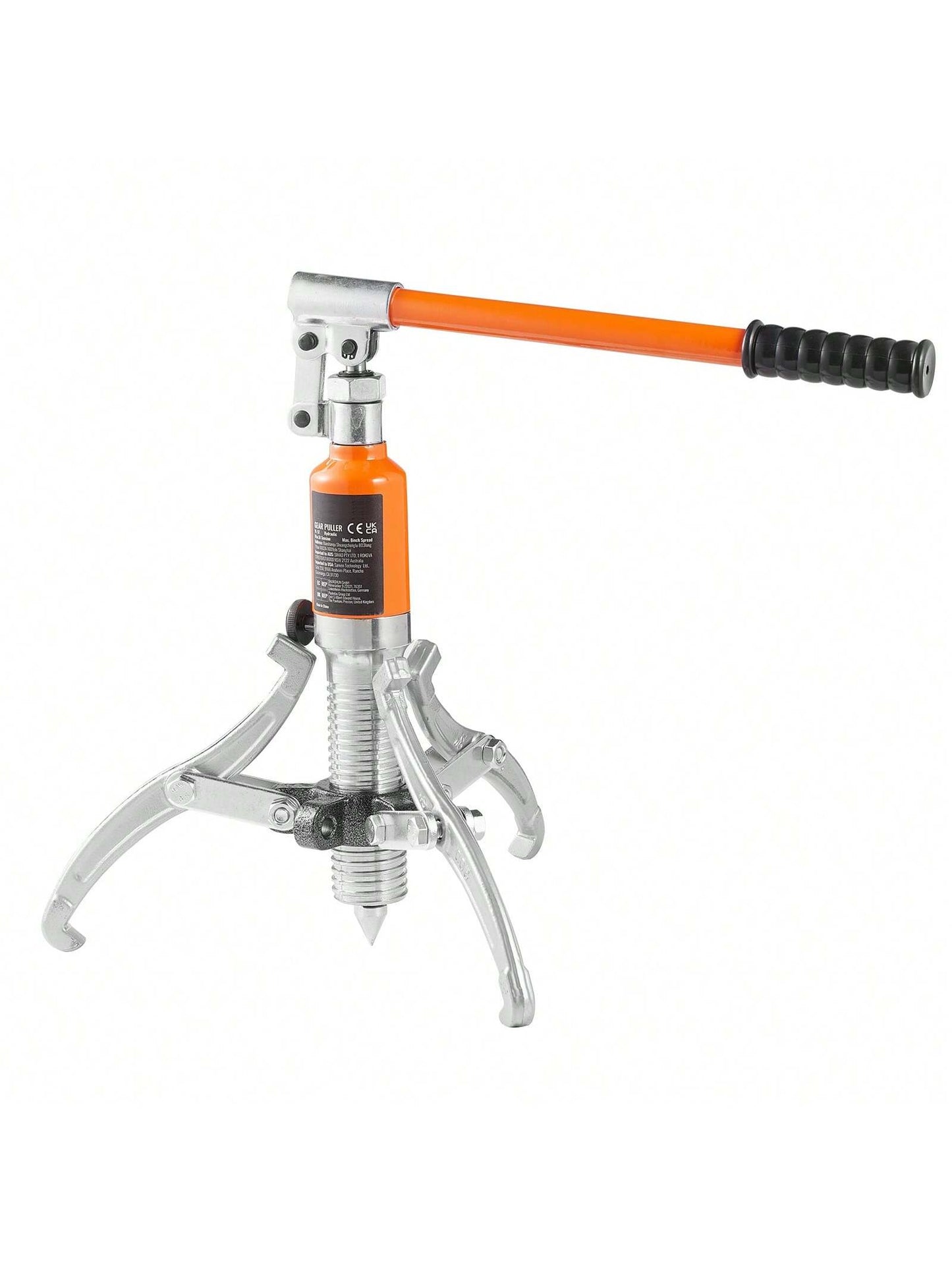 Hydraulic Gear Puller 5&15 Ton Max Capacity Wheel Bearing Pulling Separator 2 Or 3 Jaws Puller Vertically And Horizontally 8"&12" Jaw Hydraulic Puller With Case For Pulling Hubs