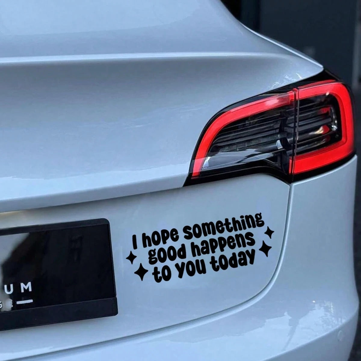 I Hope Good Things Happen Today Car Sticker, Waterproof Vinyl Car Sticker, Friendly Sticker, Inspirational Car Sticker, Cute Gift For Her
