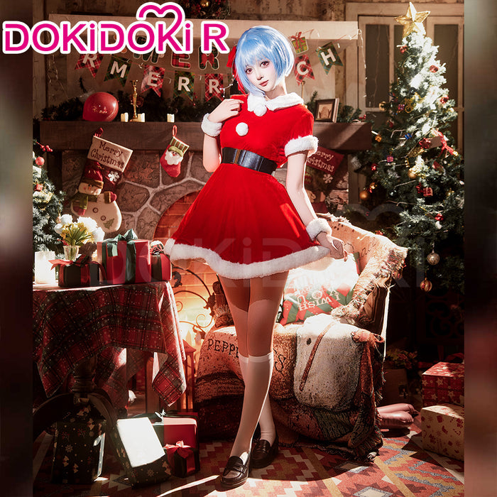 【In Stock】【Size S-2XL】DokiDoki-R Anime Cosplay Costume Red White Christmas