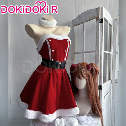 【In Stock】【Size S-2XL】DokiDoki-R Anime Cosplay Costume Red White Christmas
