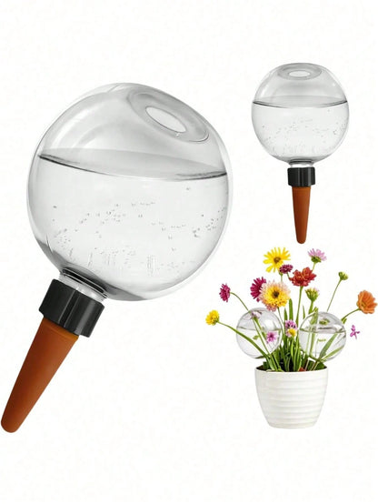 Indoor Garden Automatic Watering Tool Drip Irrigation System Watering Device For Potted Flowers And Plants 500ML Capacity Can Water Automatically For About 6 Days