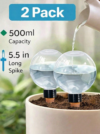 Indoor Garden Automatic Watering Tool Drip Irrigation System Watering Device For Potted Flowers And Plants 500ML Capacity Can Water Automatically For About 6 Days