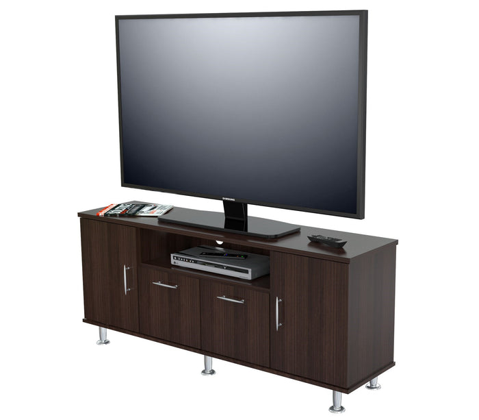 Inval 60 Inches Flat-Screen TV Stand - Espresso Wengue