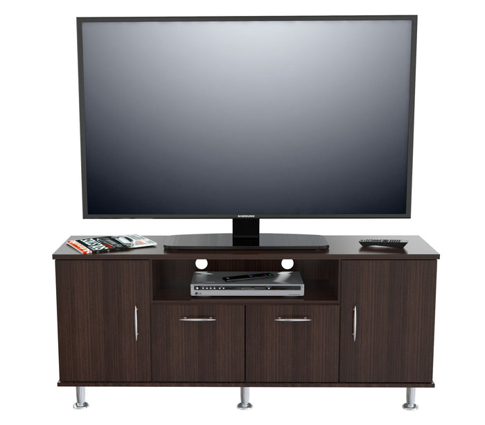 Inval 60 Inches Flat-Screen TV Stand - Espresso Wengue