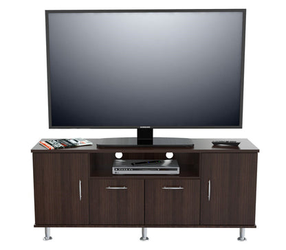 Inval 60 Inches Flat-Screen TV Stand - Espresso Wengue